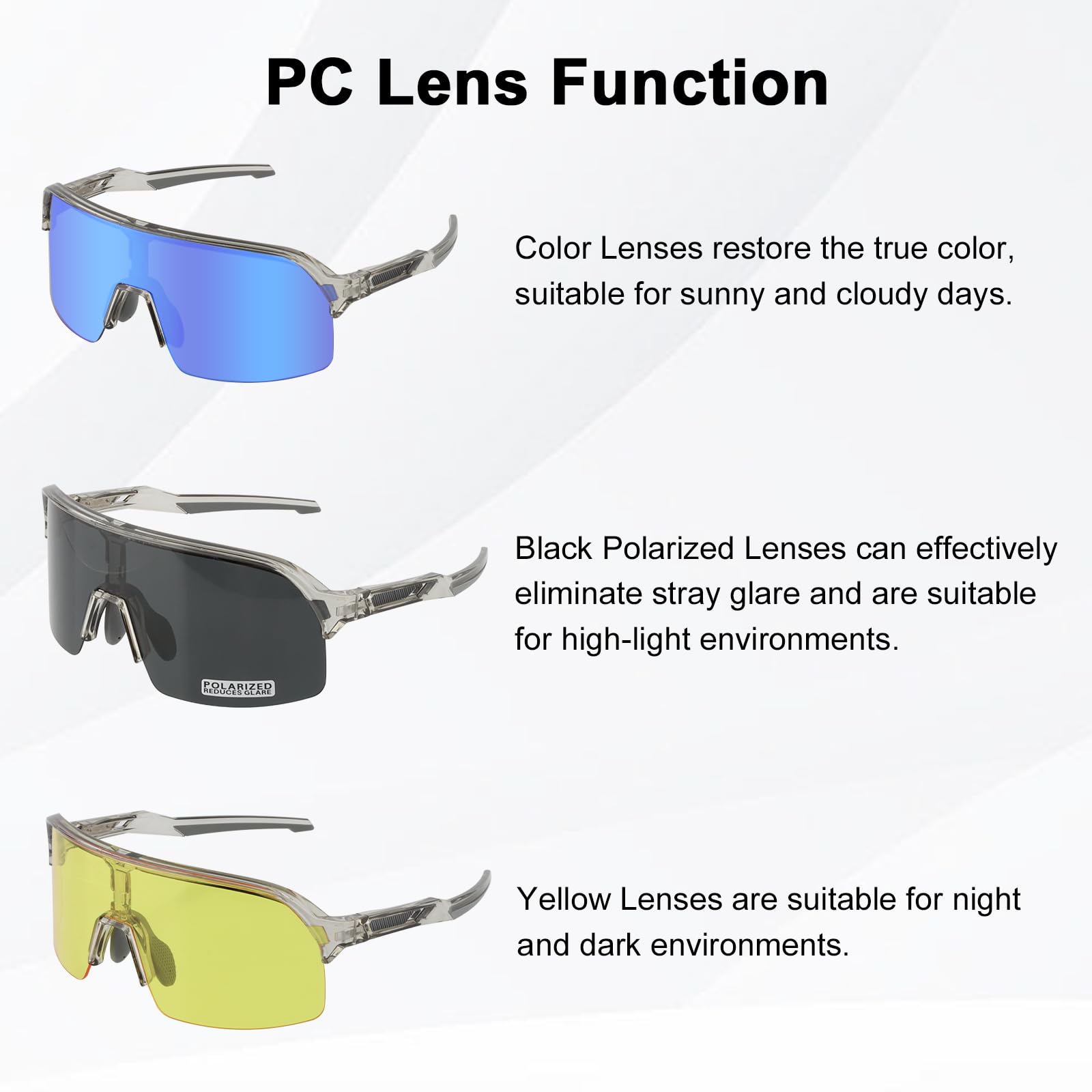 ToopMount Ski Goggles with Hard Case, Over The Glasses Snow Goggles, Anti Fog Anti Glare Adjustable Strap - Image 4