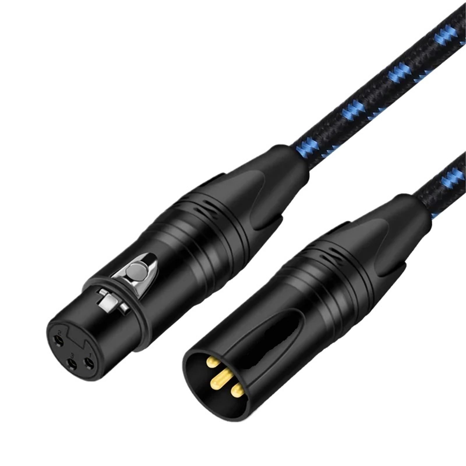Cavo microfonico XLR Cavo audio XLR a 3 pin maschio-femmina Cavo audio DMX AMP bilanciato for schede di missaggio Audio professionale(7.5 m)