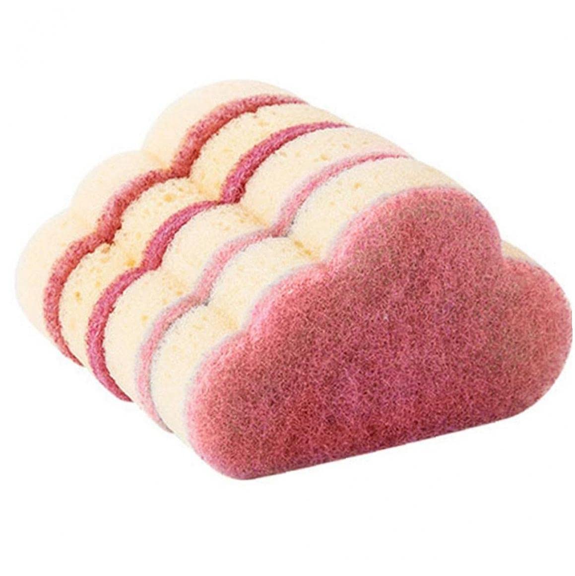 Kitchen Cleaning Sponges 4pcs Multi-functional Cloud Shape Sponge Washing Cloth Car Washing Glass Washing Pads Sponges