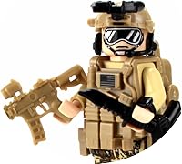 Vista 3 de Battle Brick Seal Team Six Commando Custom 1 Minifigura