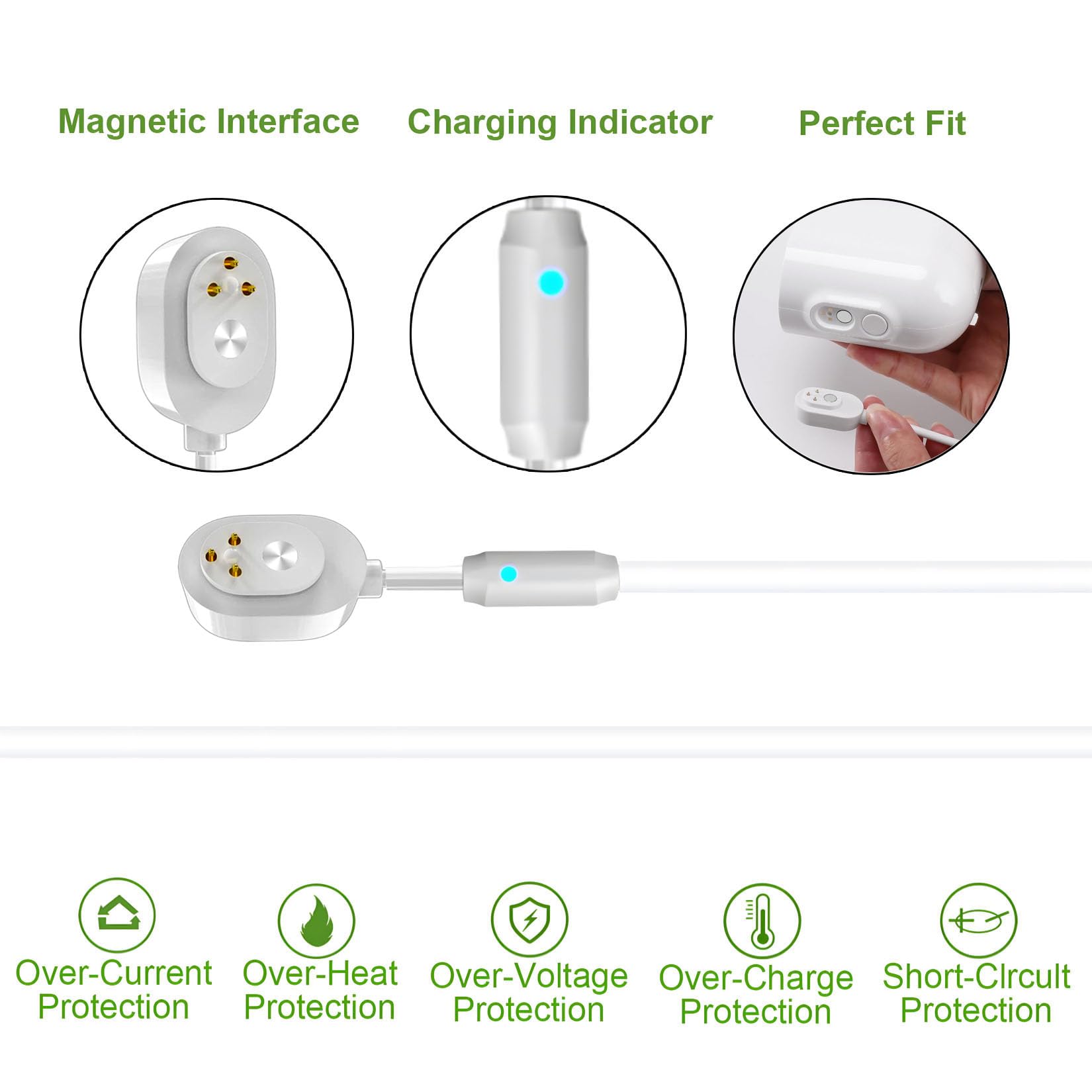 Pannello Solare 6W/5V Per Telecamere Arlo Pro 5S 2K, Pro 4, Pro 3, Ultra 2, Go 2 – Impermeabile IP66, Con Luce Respiratoria, Cavo 4m