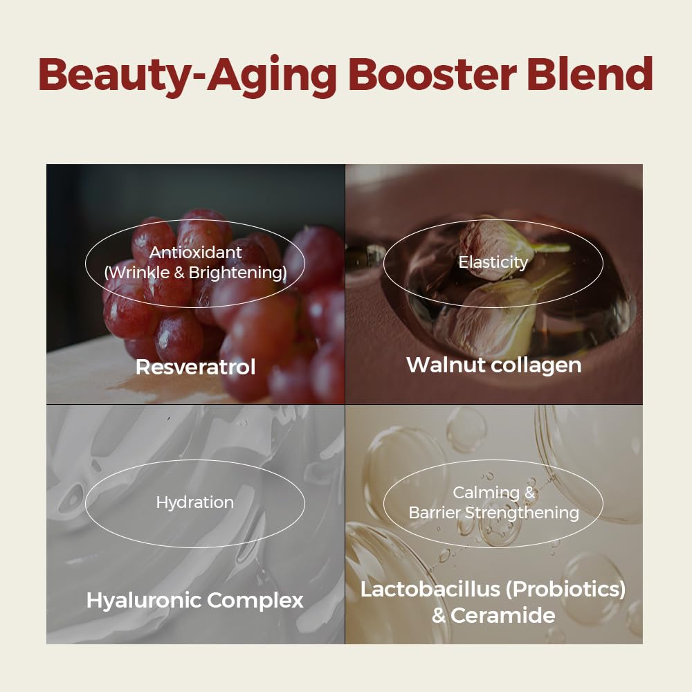 Vegan BioCell TangTang Firming Total Care Mask pack(38ml*4ea) Hydrating Grape Stem Cell&Collagen Lifting Facial Mask for Dry,Sensitive Skin, Korean premium Skin Care - Image 5