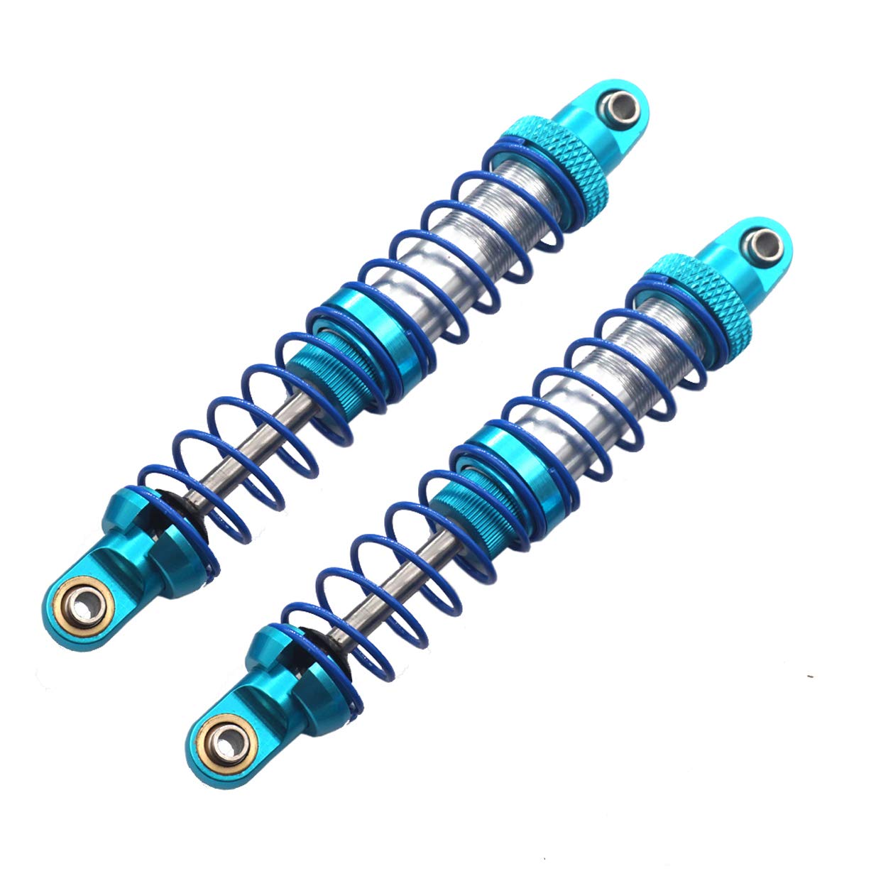 Mirthobby2Pcs Aluminum Shocks Absorber Adjustable Assembled Dampers for Axial SCX10 Traxxas TRX4 RC4WD D90 90046 Redcat 1/10 RC Crawler (90mm-Hole Center to Hole Center)