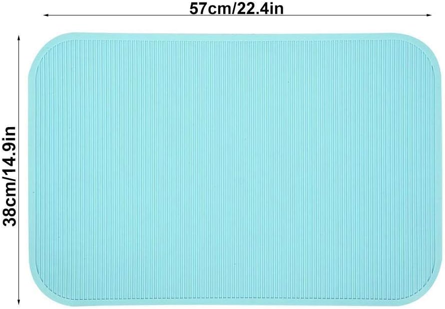 Pet Grooming Mat Cat Dog Non-Slip Rubber Bathing Training Mat Pet Grooming Table Slip Rubber Mat(Green)