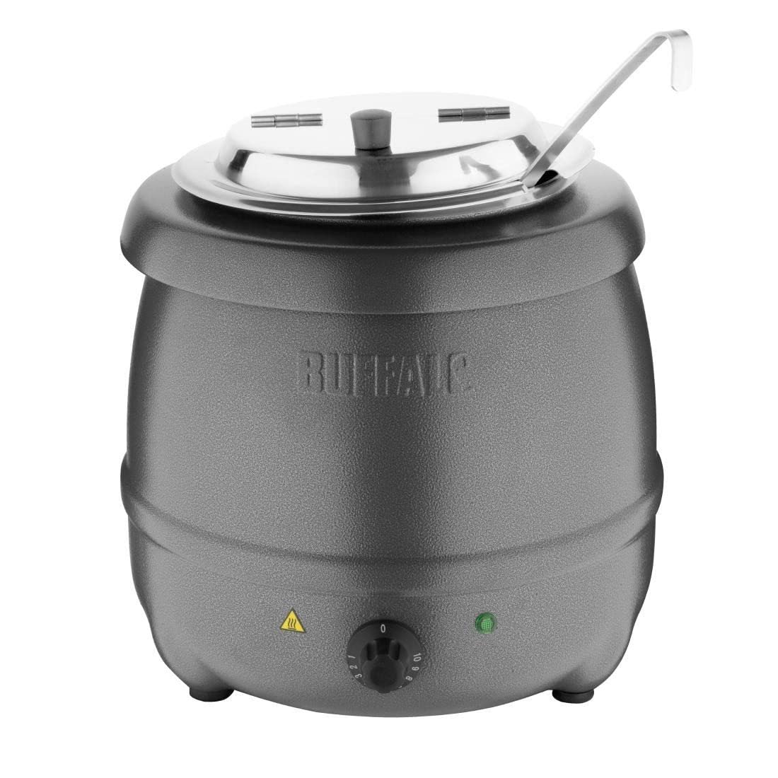 Buffalo - Bollitore Zuppa, Da 10 Litri, Grigio Grafite
