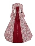 Women's Victorian Rococo Dress Temperament Palace Evening Dress Inspiration Maiden Horn Sleeve Costume