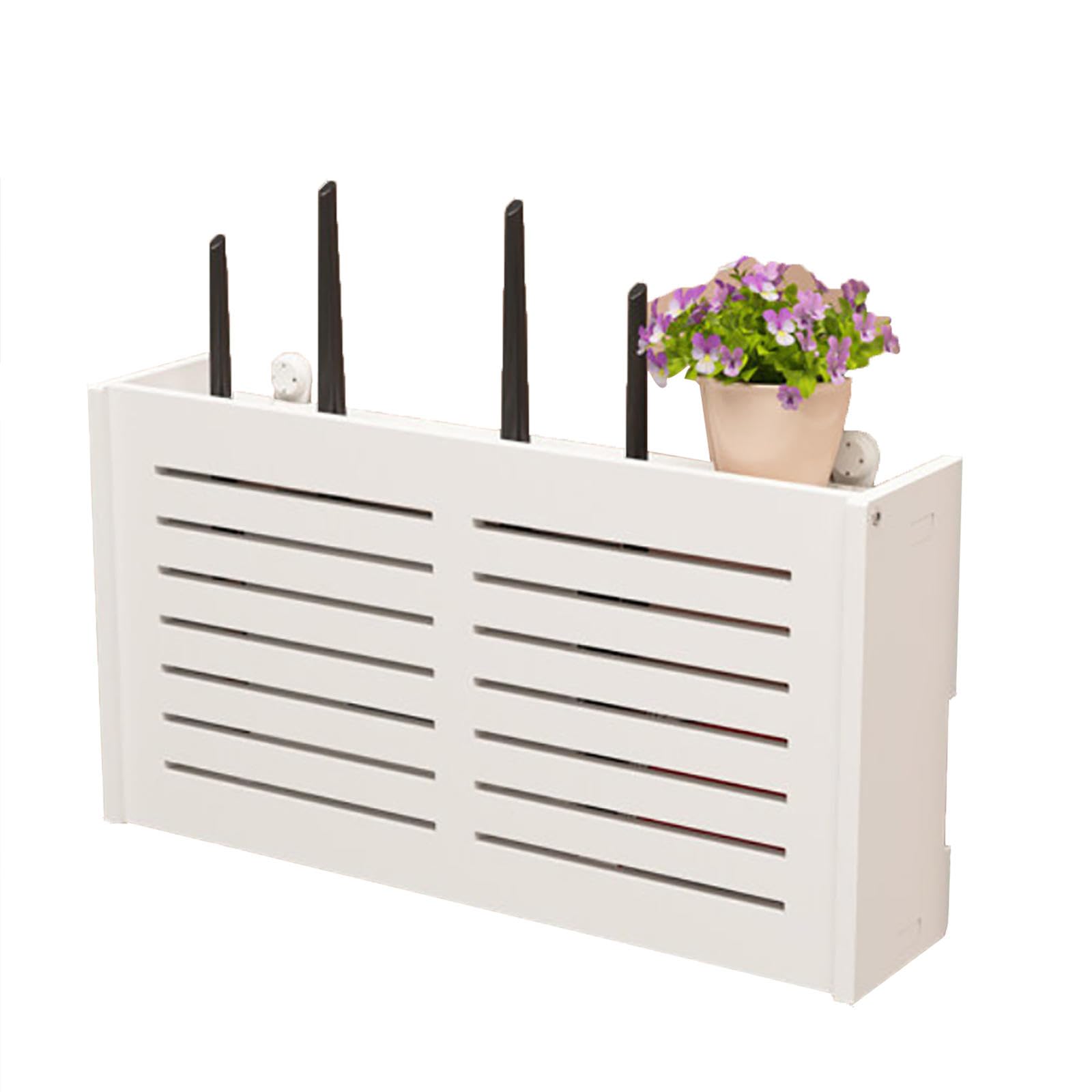 Modem Storage Box WiFi Router Storage Box Wall Mount - Decorative ...