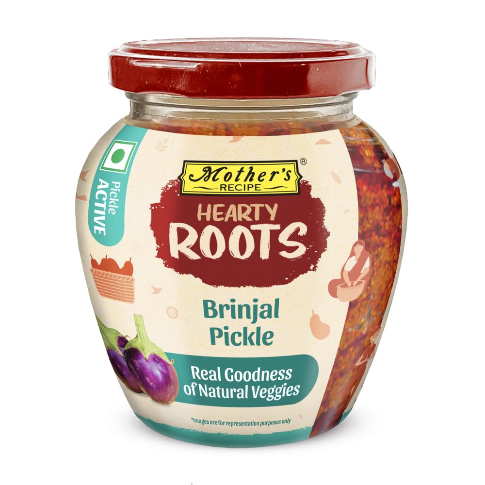 Mothers Recipe Hearty Roots Brinjal Pickle, 350 g Mothers Recipe Hearty Roots Brinjal Pickle, 350 g