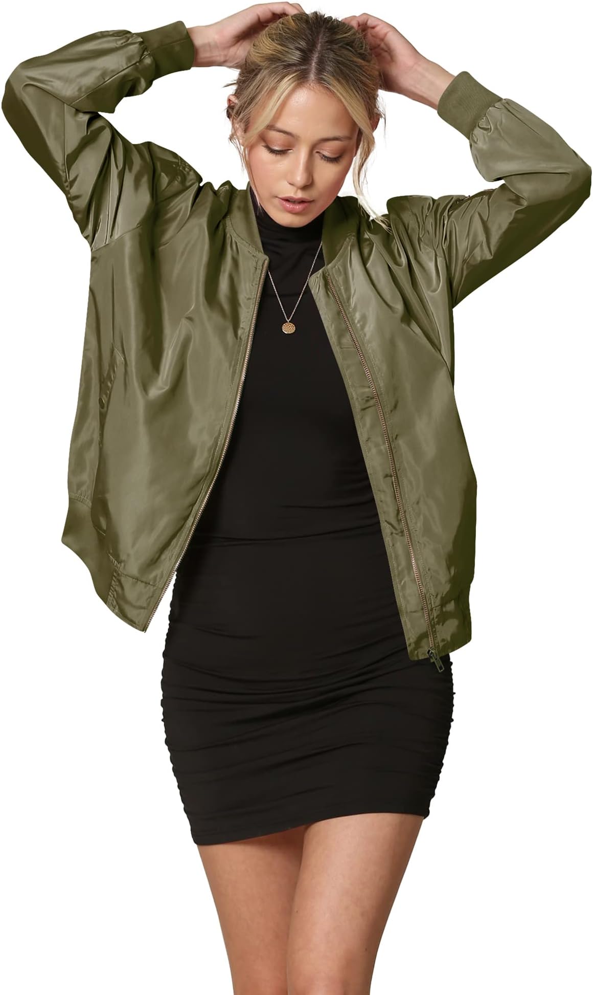 olive green adidas bomber jacket