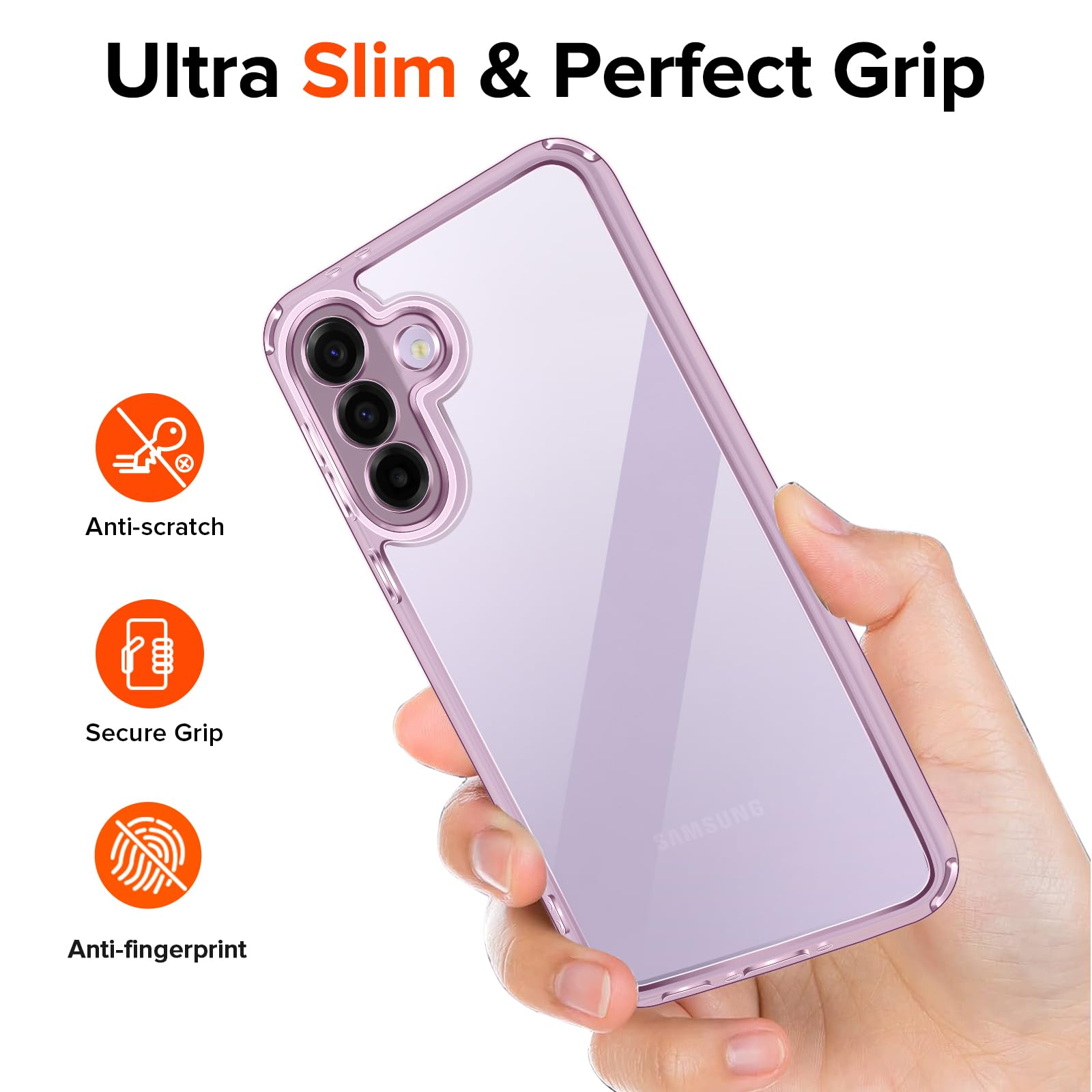 iVoler Przezroczysta obudowa antyżółknięciowa dla Samsung Galaxy A37 5G z 2 sztuk hartowanego szkła, przezroczyca obudowa antywstrząsowa do absorbowania uderzeń z miękkim i cienkim amortyzującym