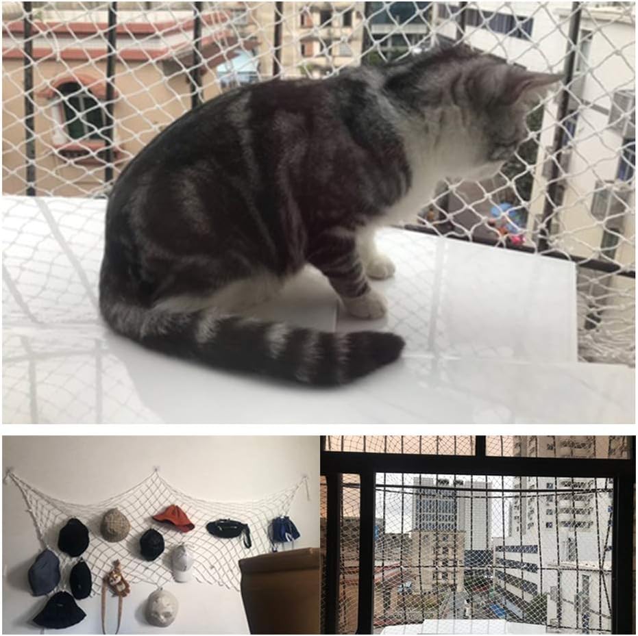 Pet Climbing Net,for Kids Playset Climb Net,Safety Treehouse Playground Rock Climb Net Ladder Swing Sets Nylon Mesh Nets