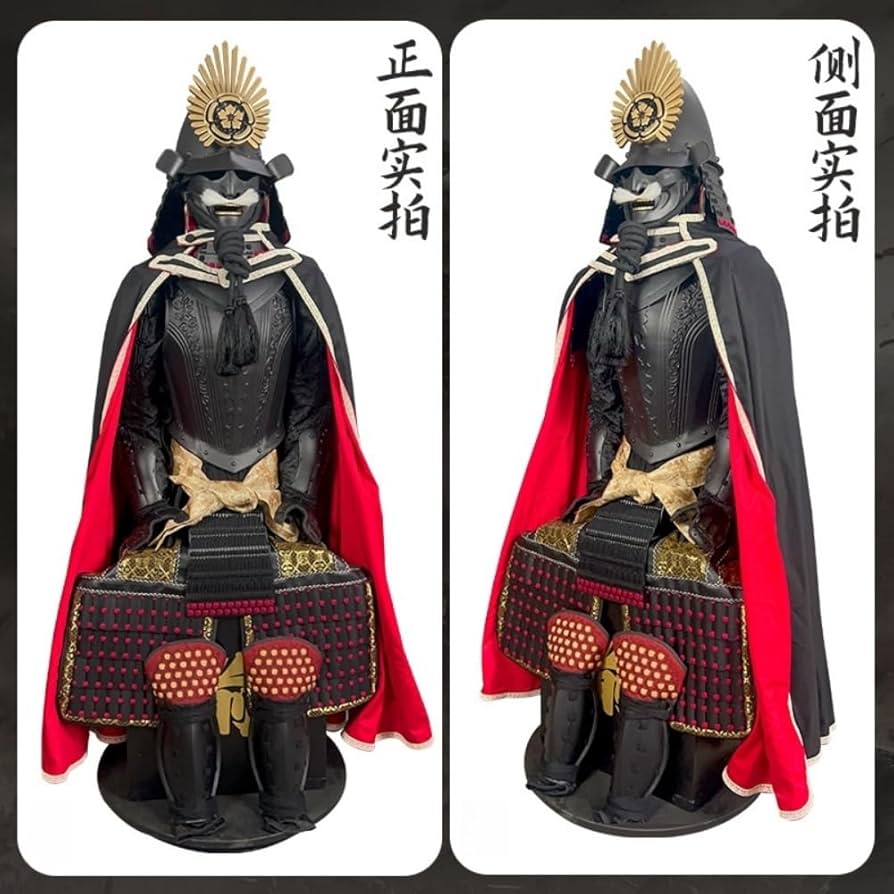 Amazon | Lusonbin 甲冑 等身大 武士 鉄鎧 手作り甲冑 ウェアラブルな
