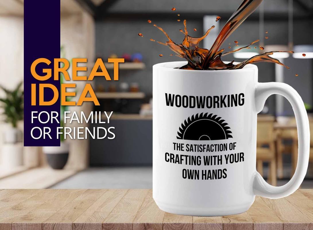 Woodworker Coffee Mug 15oz White - crafting - Woodworking Gifts For Men Woodworker Gifts Carpenter