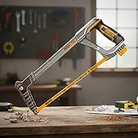 INGCO Arco de Serra Profissional, 12 Polegadas/300mm, 24 TPI, Estrutura em Metal, Cabo Ergonômico, Modelo M2+D6A