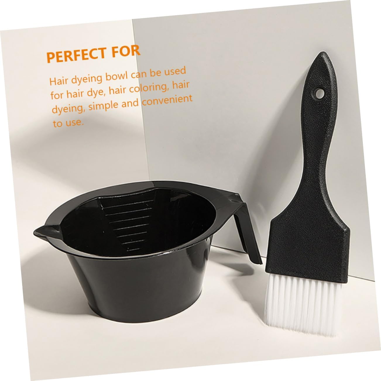 Hair Dye Bowls ，Hair Mixing Bowl ，1set Brush and Set Compact Coloring Kit for Easy Application Convenient and