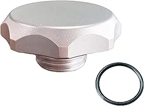 iFJF Tampa de enchimento de óleo F3AZ-6766-B EC743 substituição para motor diesel F250 F350 F450 F550 Powerstroke 6.0L 6.4L 7.3L tarugo alumínio anodizado prata com anel de vedação