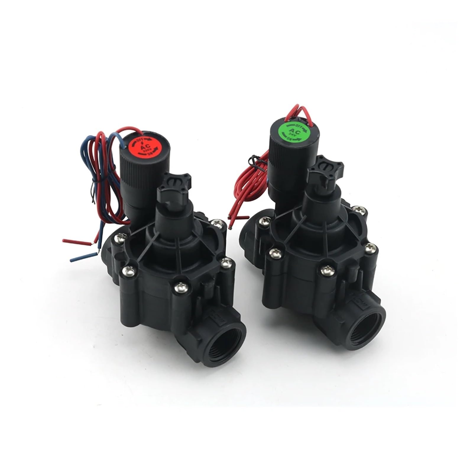 1/2" 3/4" 1" 2" Normalerweise geschlossenes Magnetventil Wasser-Nylon-Ventil DN32 DN40 for Bauernhof-Garten-Landschaftsbewässerung Empfindliche Reaktion(3/4",AC24V)