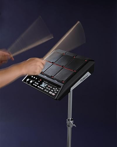 Miniatura 8 de Roland Paquete de almohadillas de percusión de muestreo SPD-SX con baquetas, cable MIDI, cable de instrumento y paño de pulido de Austin Bazaar