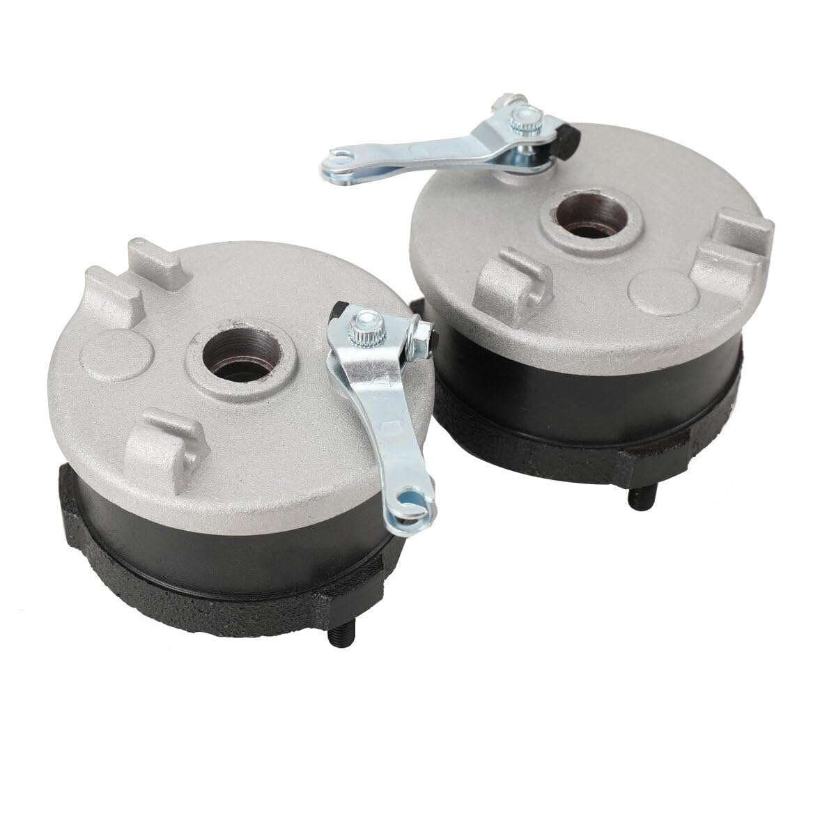 Front Drum Brake Wheel Hub ECUTEE Motorcycle Front Rear Drum Brake Pad Shoe Drum Hub Assembly for 50cc 70cc 90cc 110cc 125cc engine ATV, 4 Wheeler, Quad Bike, Dune Buggy, 4-wheel.