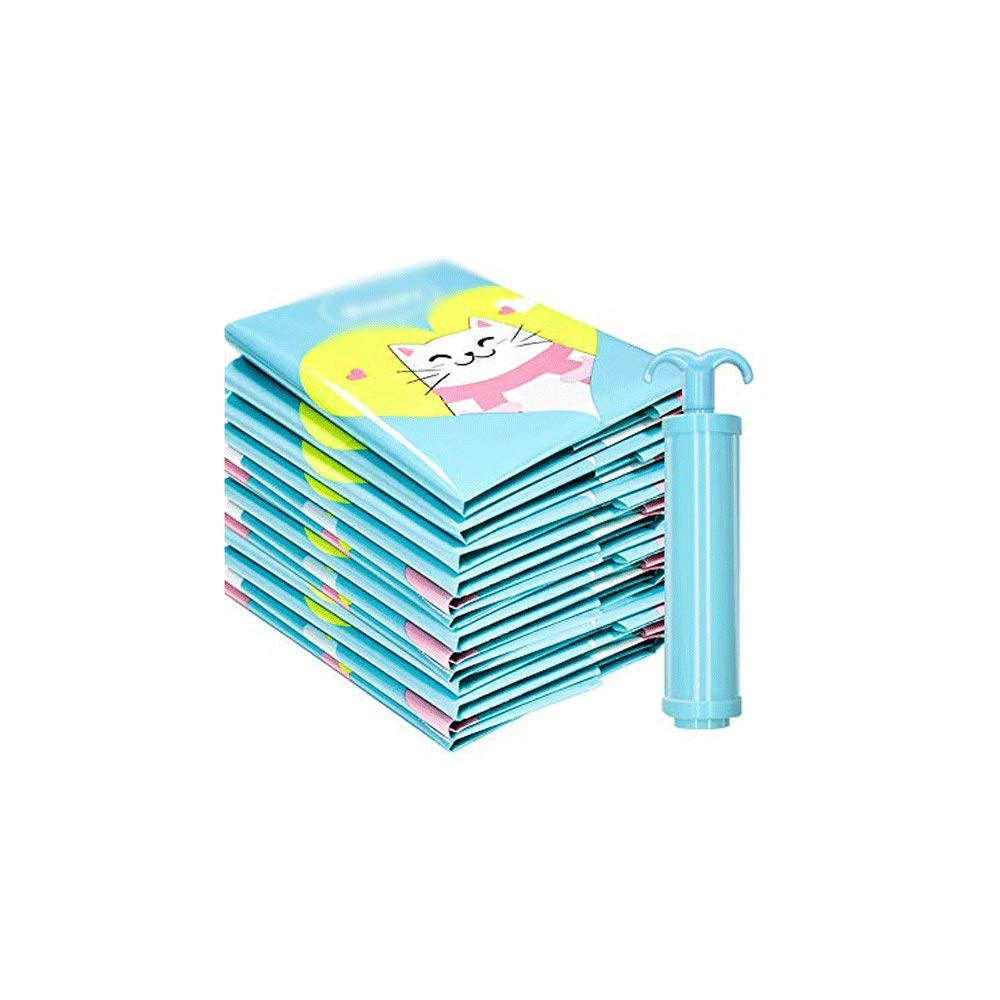 DYXYH Storage Bag-Squeeze-eezy Vacuum Bags for Storage. Airtight Plastic Space Saver to Seal Clothes, Duvets, Pillows, Blankets