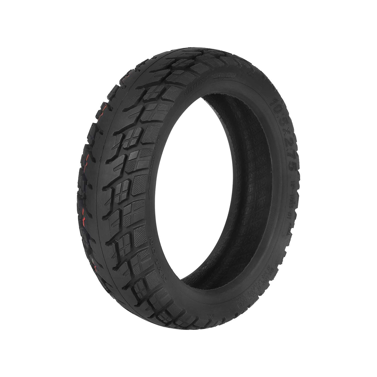 TREFAN 10,5 x 2,75 pneumatici fuoristrada per scooter elettrico Segway Ninebot P65 P100S, pneumatici di ricambio tubeless, in gomma antiscivolo anteriore e posteriore (2 pezzi)