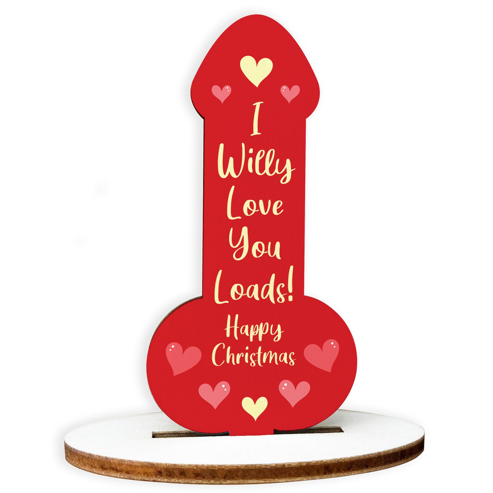 Red Ocean Girlfriend For Christmas, Funny Gift For Boyfriend Husband, For Friend, Secret Santa For Friends Plaque