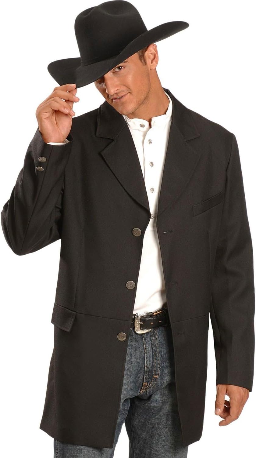 Scully Men's Black Polyester Blazer