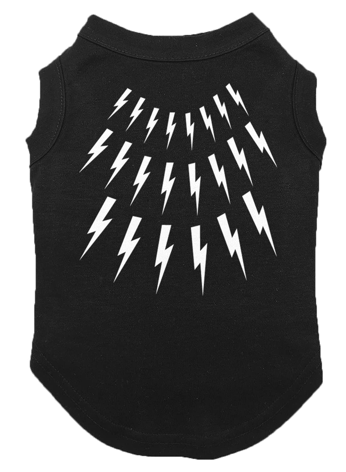 Chemise pour chien noir M évite les frissons de votre animal grâce au pull imprimé éclairs David