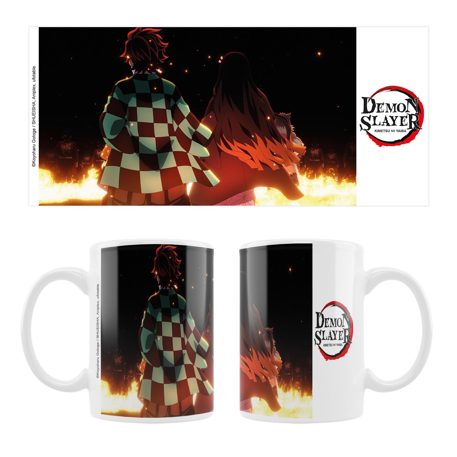 SAKAMI - Demon Slayer: Kimetsu no Yaiba - Tanjiro & Nezuko - Tasse, Mug - 320 ml