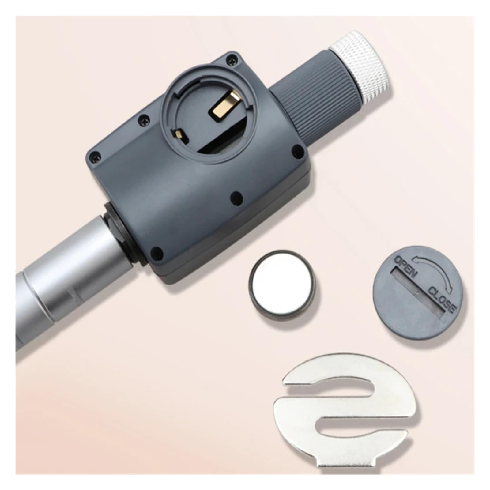 Innenmikrometer 0,001 mm, elektrisches digitales Dreipunkt-Innendurchmesser-Mikrometer mit LCD-Anzeige und Datenausgabe für wiederholbare Messungen(100-125mm)