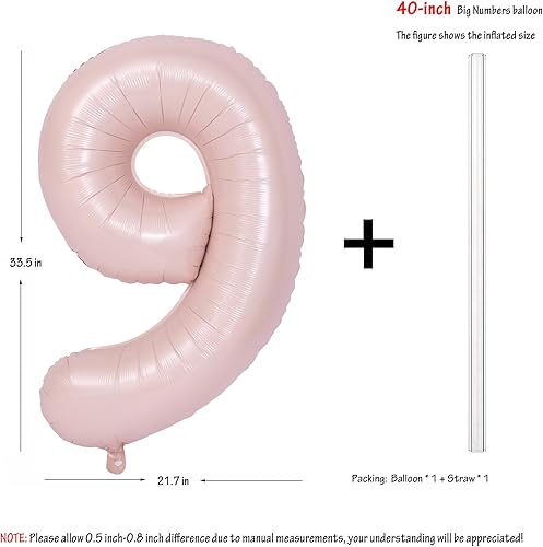 Vista 86 de 40" Macaron purple Number Balloons Helium Foil Mylar Balloon Birthday Party banquet Decoration 9