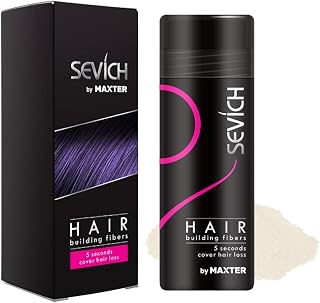 Fibras Capilares Blanco 25g - Microfibras Capilares de Algodón en Polvo 100% Natural para Disimular Calvicie y Alopecia al Instante - Fibra Capilar Hombre y Mujer - Hair Fibers