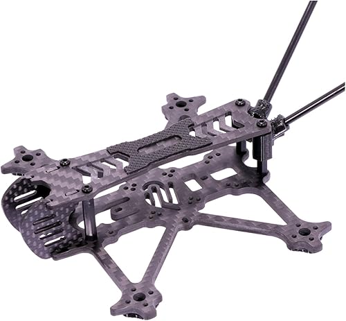 Miniatura 6 de CRUMPS Alfa-RC Fi-115 2.5 pulgadas 65MM Hélice Palillo de dientes Kit de Marco RC Drone FPV Racing Quadcopter Soporte 1103 1104 1206 Motor sin