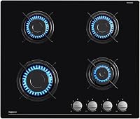 Magicplux 4 égős beépíthető gázfőzőlap 60 cm, városi és palackos gáz, 7800W 1