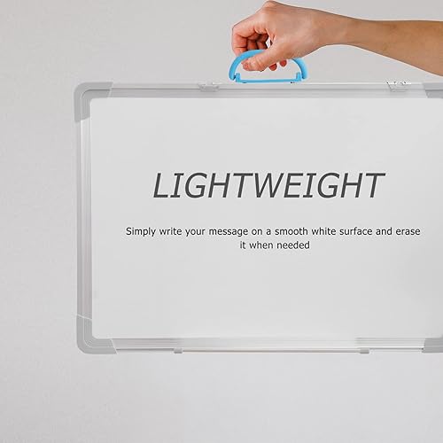 Miniatura 5 de Operitacx Pizarra blanca magnética magnética pizarra blanca pizarra blanca pizarra blanca pizarra para niños pequeña pizarra borrable