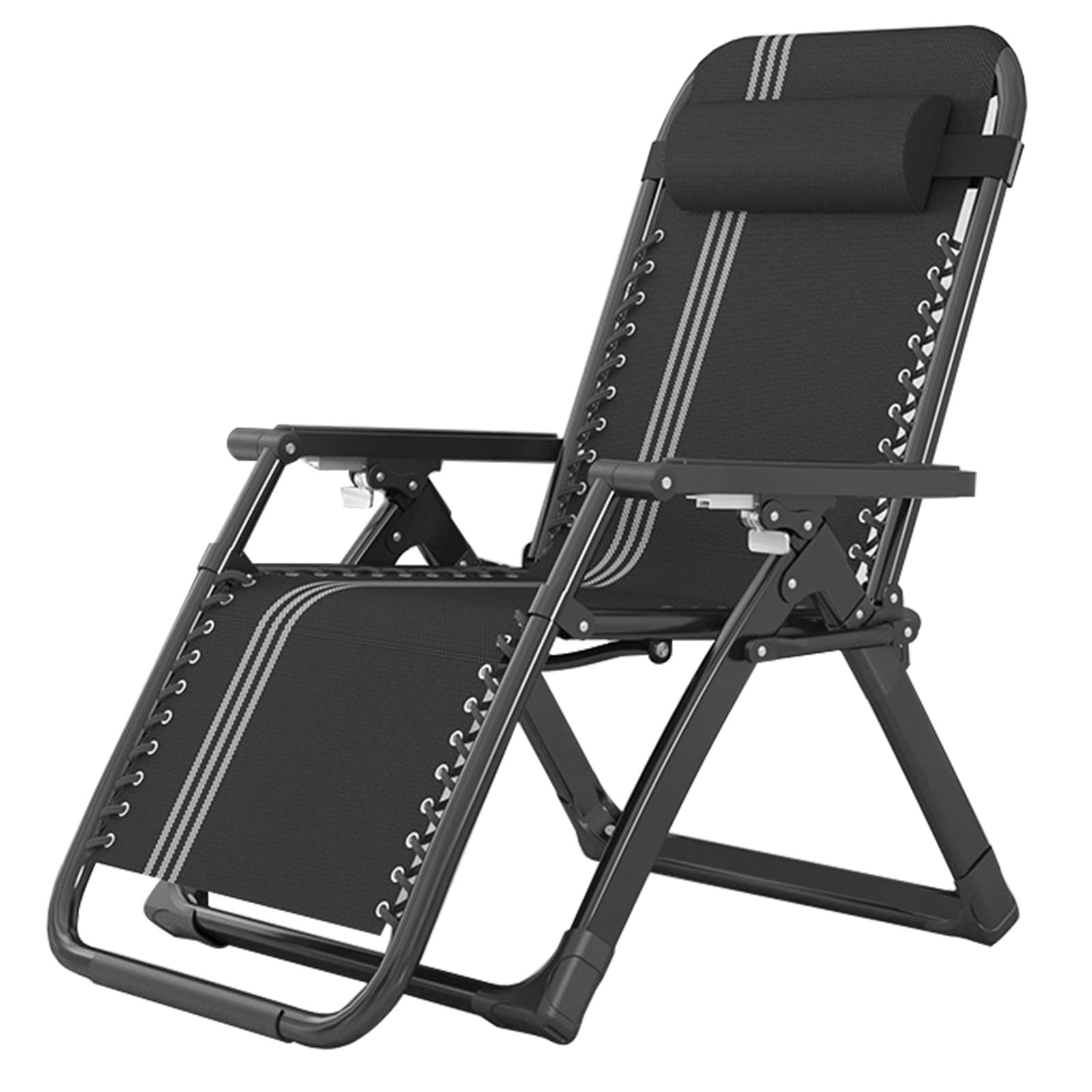 Fauteuil inclinable à gravité zéro contre le mal de dos pour relaxer votre corps sur la terrasse