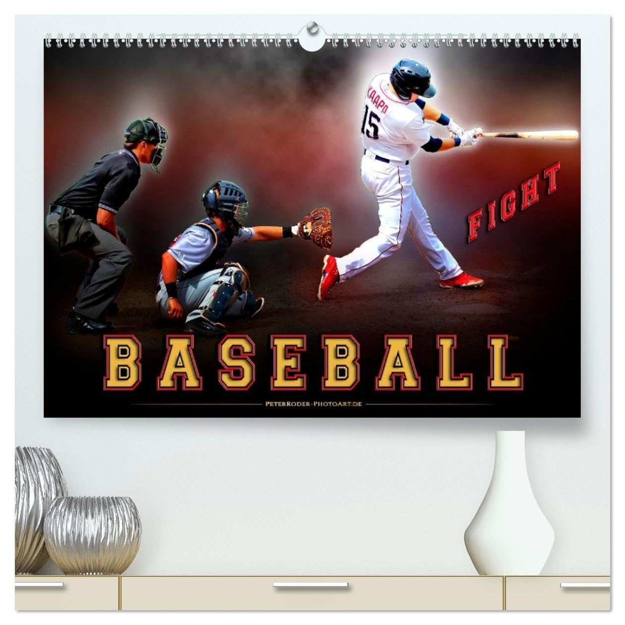 Baseball - Fight (hochwertiger Premium Wandkalender 2026 DIN A2 quer), Kunstdruck in Hochglanz: Baseball, Teamsport der Extra-Klasse - beeindruckende ... spektakulären Sportart. (CALVENDO Sport)