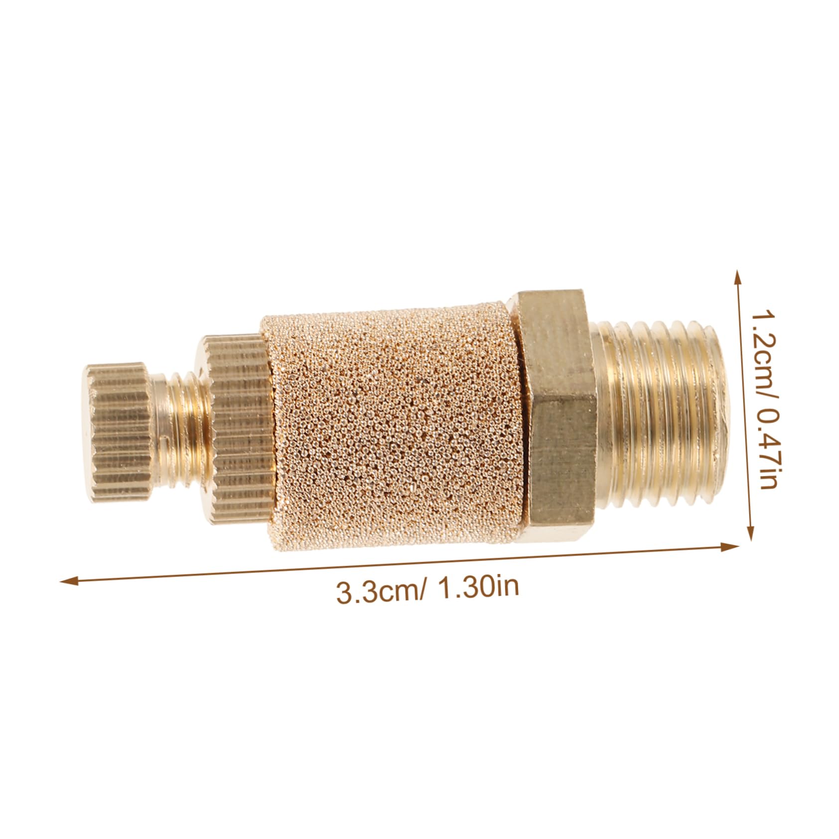 KICHOUSE Efficient Noise Reduction Mufflers 8 Pack 1/8 Inch Pneumatic Air Compressor Accessories