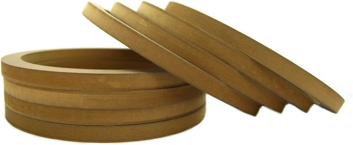 Pipeman's Installation Solution 4 Pair 12" MDF Speaker Ring RING-12R Speaker Mounting Spacer Rings 8 Pack