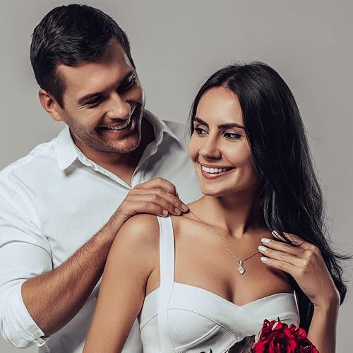 Miniatura 6 de Collar de regalo para novia, regalos de prometido para ella, collar para mi futura esposa, joyería de alma gemela para mujer