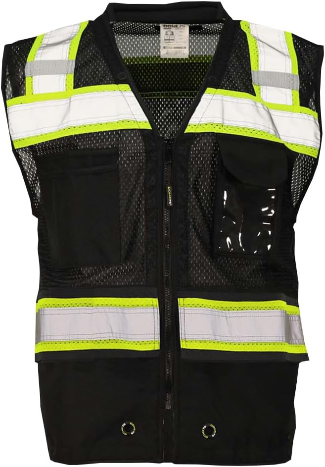 DOME75 Omni Series OV6100 Enhanced Visibility Heavy Duty Utility Vest with ProPocket