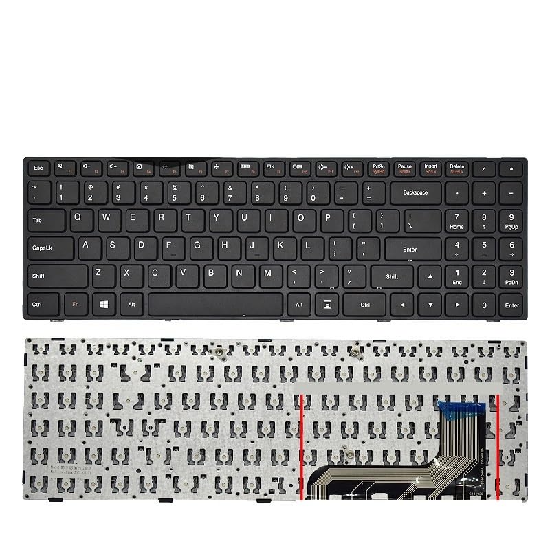 Clavier Lenovo Ideapad 100-15 pour remplacer des touches usées - Saisie fluide US