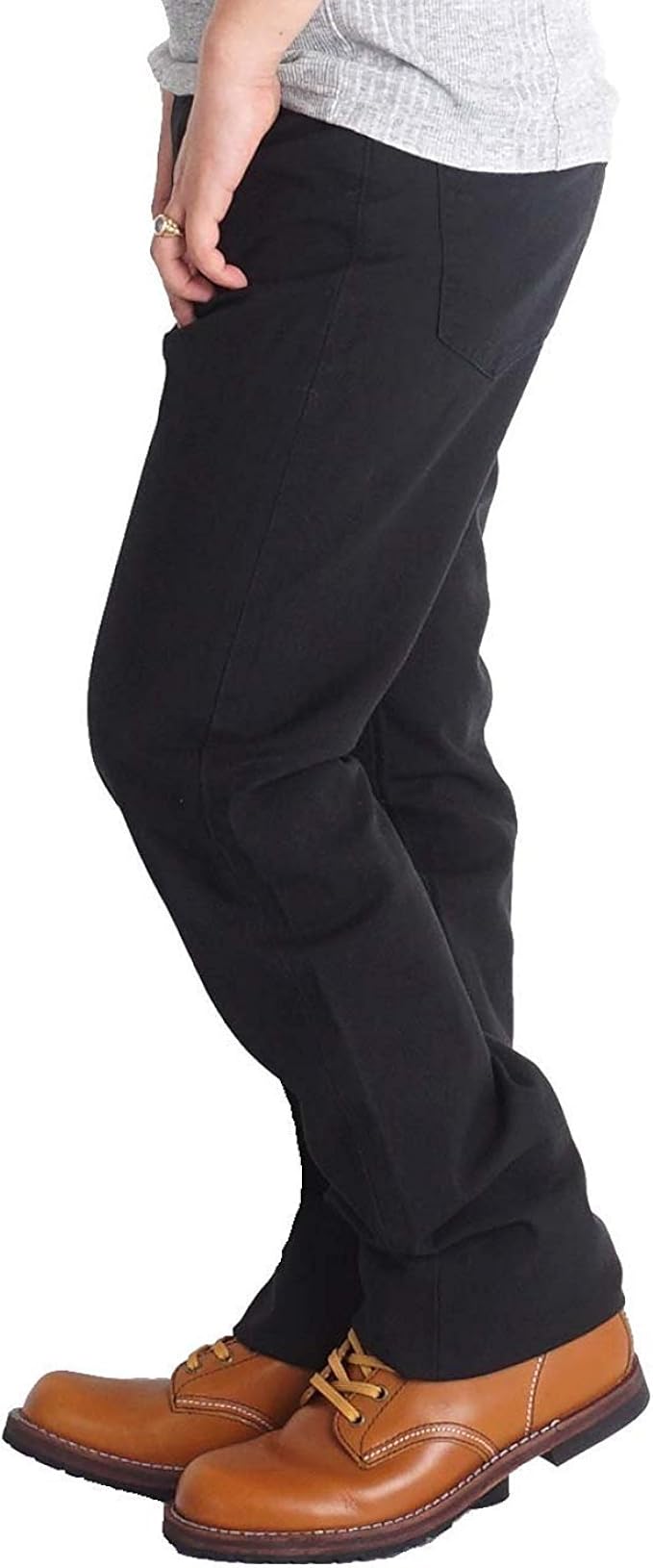 Amazon チノパン メンズ ストレッチ ストレート 裾上げ済み 黒 すそ上げ ホワイト ジーンズ 選べる股下67 70 73 76cm ウエスト79から91cm ロングパンツ 通販