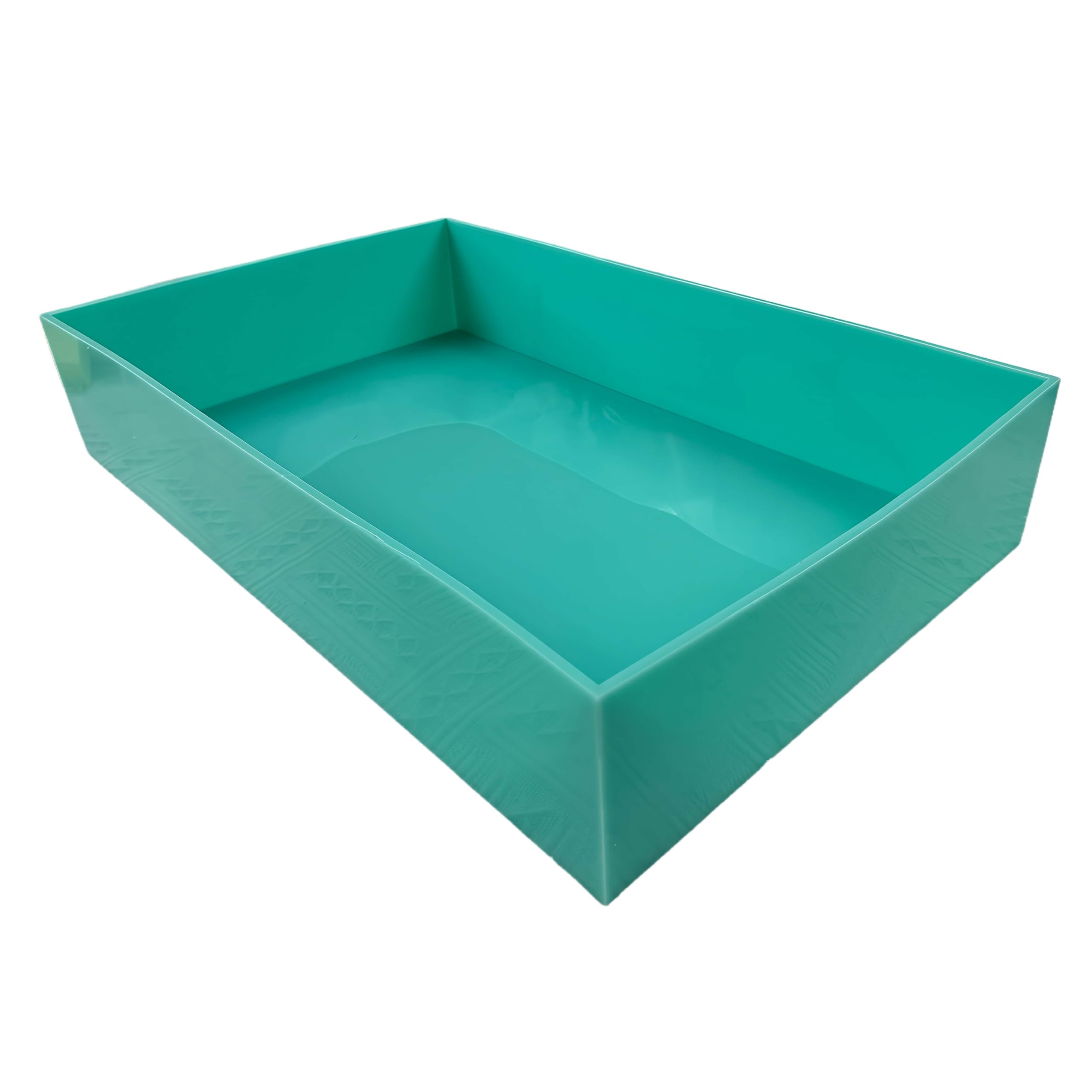 Moldes de jabón de silicona de capacidad de 11,141.4 g/11.2 kg, 17.9 x 11.2 x 3.4 pulgadas, bandejas de jabón para hacer barras de jabón caseras