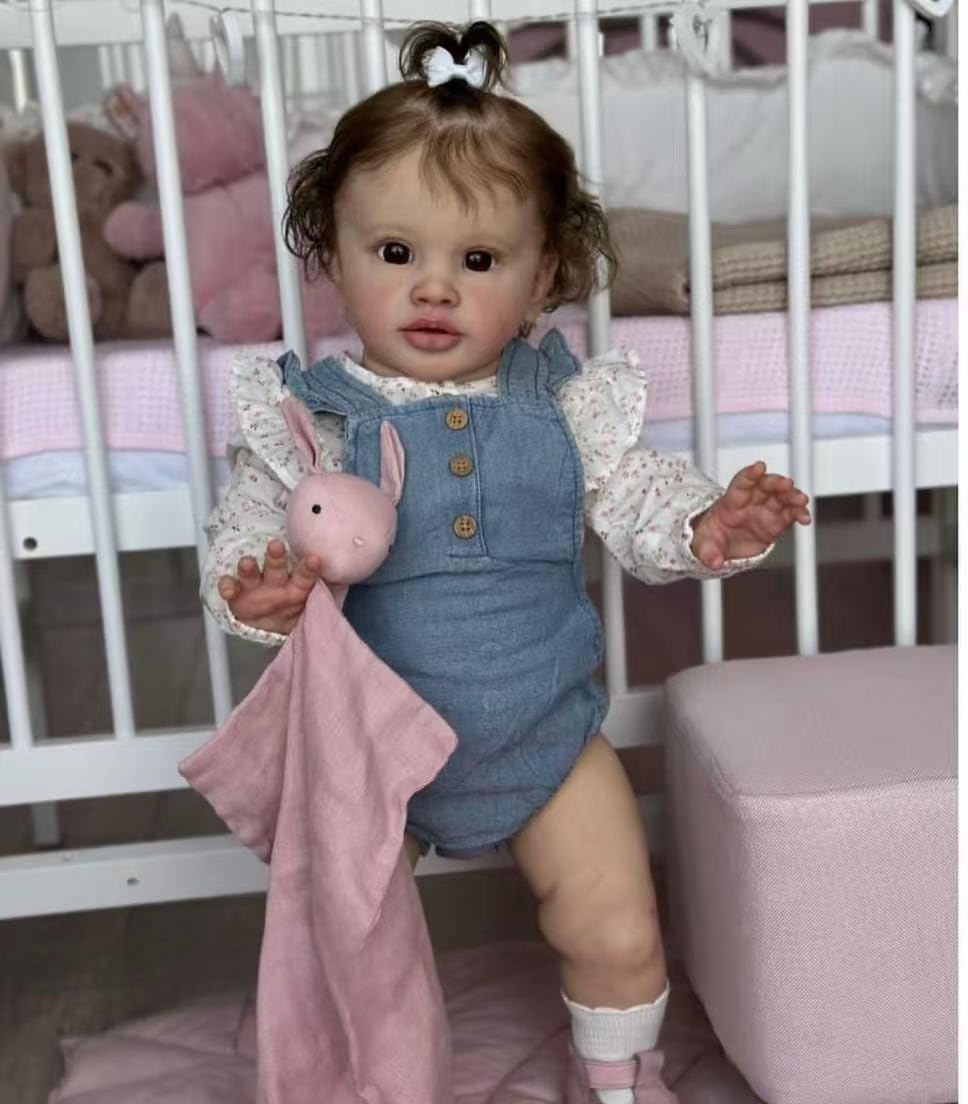 Miękki silikon, Reborn maluch, dziewczęta, lalka, tkanina, Pippa, duży rozmiar, realistyczna lalka Reborn Baby Doll, ręcznie robiona, winylowa, realistyczna, dla dzieci w wieku od 3 lat