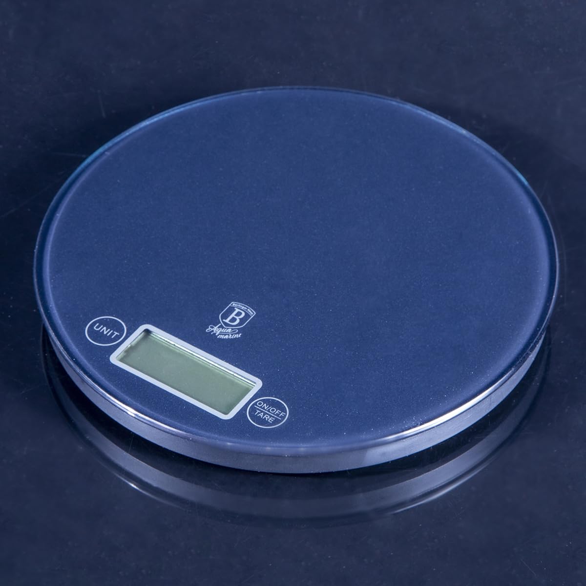 Berlingerhaus Gewicht Küche Digital Runde 5 kg Aquamarin Metallic Line BH-9427