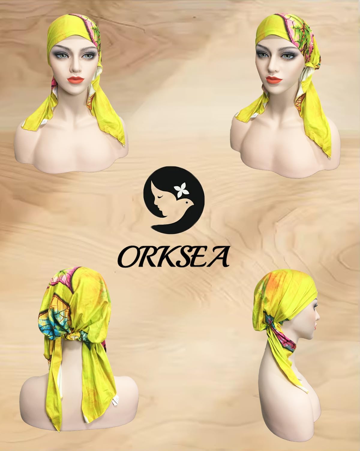 Chemo Headwear for Women Pre-Tied Head Scarf Headwraps Soft Turbans Cancer Hats Chemo Beanie Coverings Scarves - Image 2