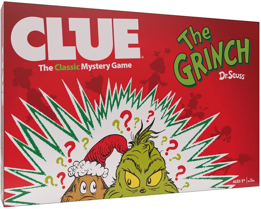 CLUE: The Grinch, Classic Mystery Board Game,...
