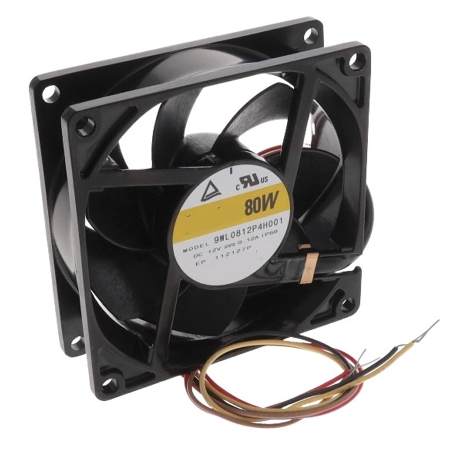 ZBWZXBDJ 9WL0812P4H001 12VDC FAN 80X80X25mm 1.44W 4wire 3700RPM