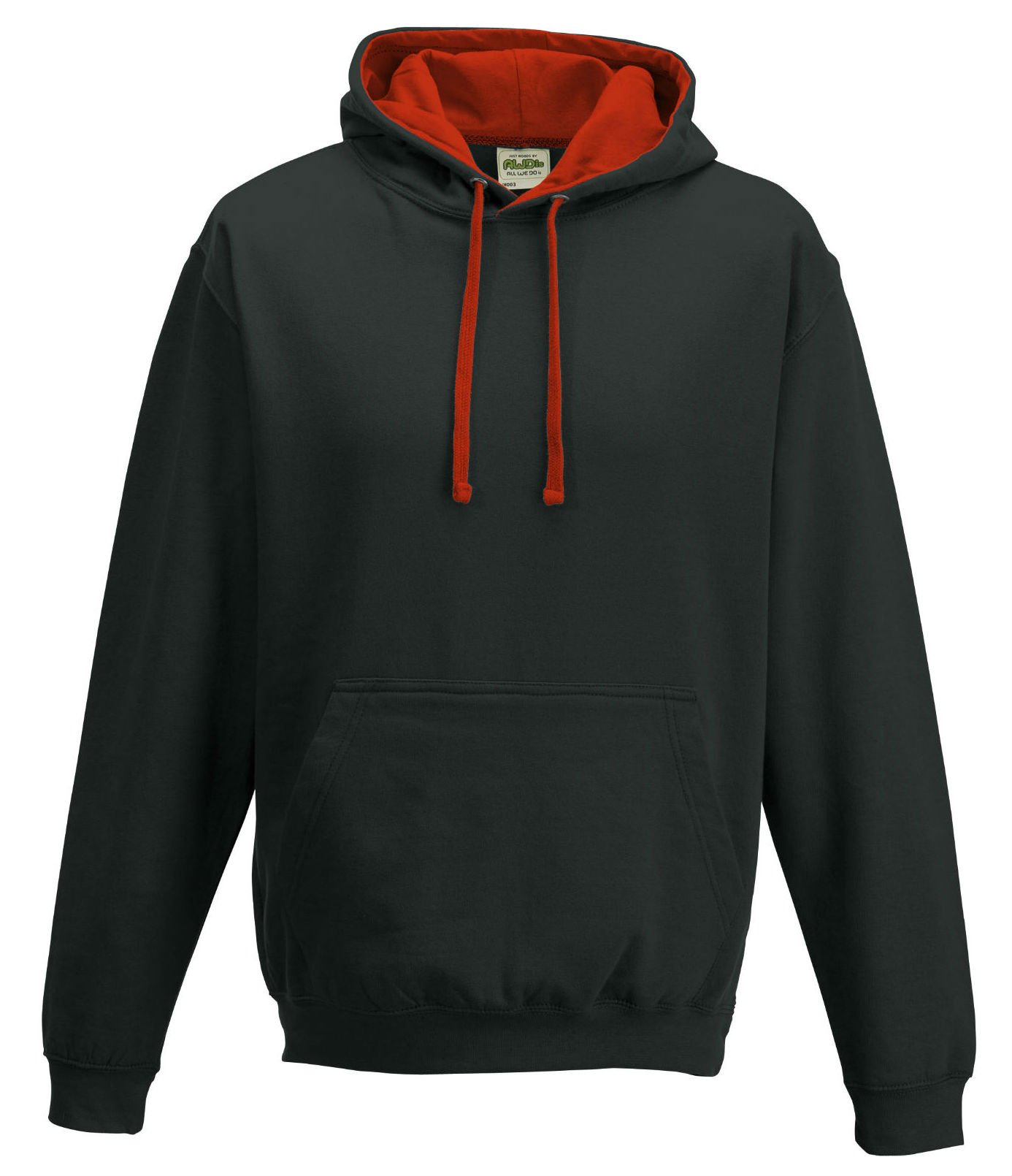 Just Hoods Varsity Hooded Sweatshirt - Multicolour - XXX-Large